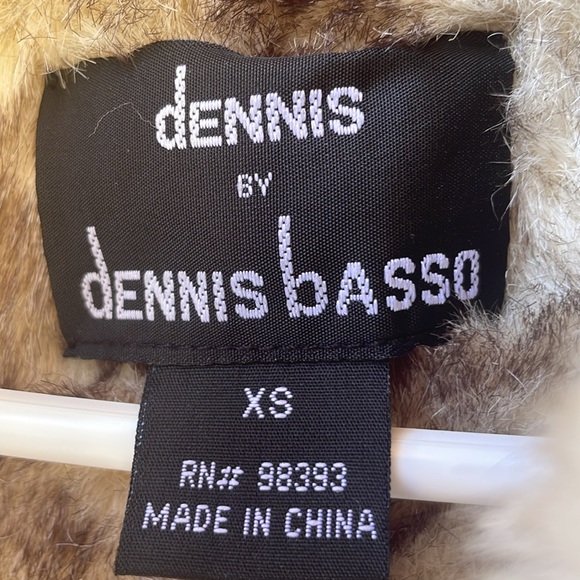Dennis Basso | Reversible Faux Leather/ Fur Coat - Picture 5 of 9
